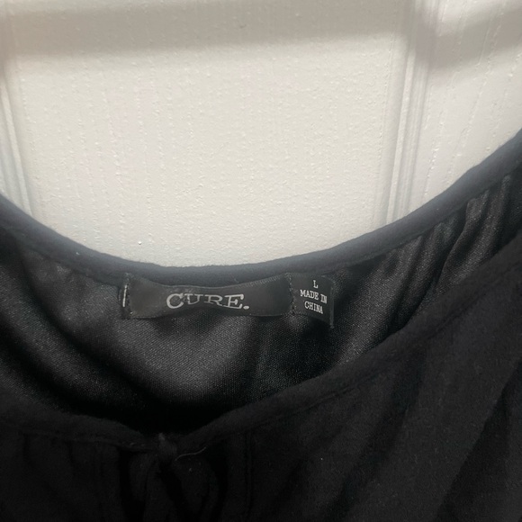 Chic Black Lace Sleeve Mini Dress - Picture 9 of 12